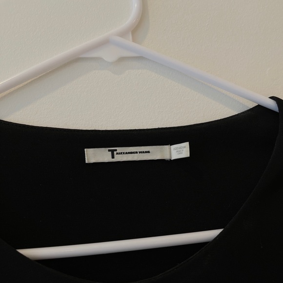 T by Alexander Wang Drape Back Long Sleeve Dress - Picture 5 of 6